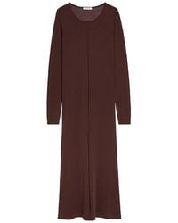 Lemaire - Fine-Knit Midi Dress - Lyst