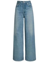 Rag & Bone - Miramar Sofie Jeans-Print Terry Trousers - Lyst