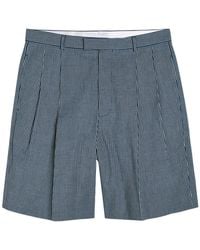 Givenchy - Checked Cotton Shorts - Lyst
