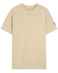 Now You Live - Arensby Logo-Embroidered Cotton T-Shirt - Lyst