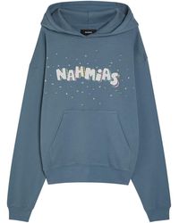 NAHMIAS - Flower Trip Printed Hooded Cotton Sweatshirt - Lyst