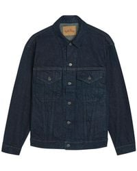 Blue Blue Japan - Panelled Denim Jacket - Lyst