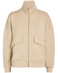 Now You Live - Oakland Funnel-Neck Jersey Jacket - Lyst