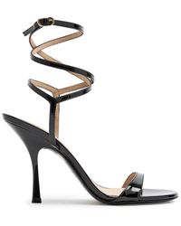 Stuart Weitzman - Nudist 100 Patent Leather Sandals - Lyst