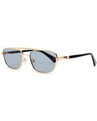 Le Specs - Le Mimi Rectangle-Frame Sunglasses - Lyst