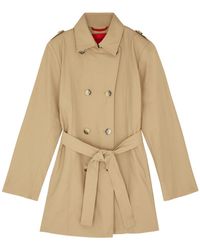 MAX&Co. - Kids Double-Breasted Cotton-Blend Trench Coat - Lyst