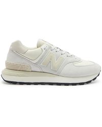 New Balance - 574 Panelled Canvas Sneakers - Lyst