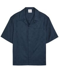 CASABLANCA - Monogram Cotton Shirt - Lyst
