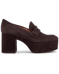 Gianvito Rossi - Jenna 75 Platform Suede Pumps - Lyst