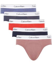 Calvin Klein - Logo Stretch-cotton Briefs - Lyst
