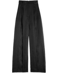 A.W.A.K.E. MODE - Wide-Leg Organza Trousers - Lyst