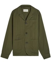 Oliver Spencer - Worker Patch Pocket Cotton Shirt - Lyst