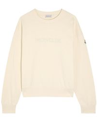 Moncler - Logo-Appliquéd Cotton Sweatshirt - Lyst