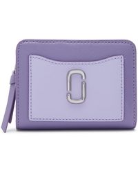 Marc Jacobs The Utility Snapshot Mini Compact Wallet in Purple