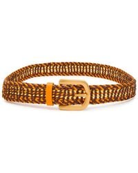 Gabriela Hearst - Sam Woven Leather Belt - Lyst