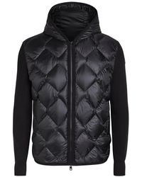 Moncler - Close-Knit And Nylon Jacket - Lyst