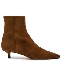 Aeyde - Sofia 40 Suede Ankle Boots - Lyst