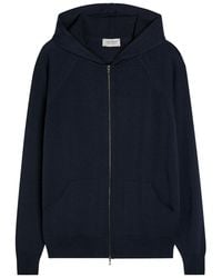 John Smedley - Carty Hooded Zip-Through Wool Jumper - Lyst
