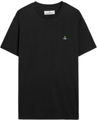 Vivienne Westwood - Classic Logo Stretch-Cotton T-Shirt - Lyst