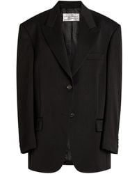 Acne Studios - Wool Gabardine Blazer - Lyst