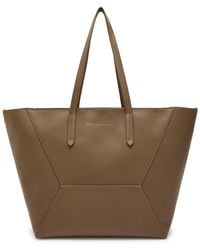 Brunello Cucinelli - Bead Medium Grained Leather Tote Bag - Lyst