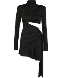 De La Vali - Bowery Cut-Out Stretch-Jersey Mini Dress - Lyst