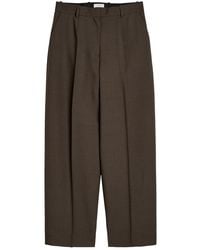 TOTEME - Wide-Leg Wool-Blend Trousers - Lyst