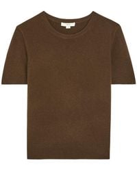 Vince - Relaxed Fine-Knit Wool-Blend Top - Lyst
