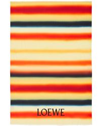 Loewe - X Paula's Ibiza Striped Cotton Poplin Pareo - Lyst