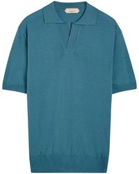 Aurélien - Merino Wool Polo Shirt - Lyst