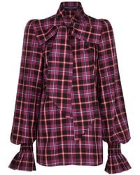 The Vampire's Wife - The Mythical Checked Cotton Blouse - Lyst