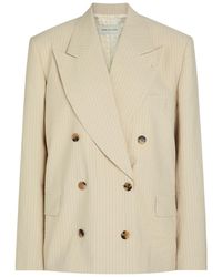 Dries Van Noten - Bosea Pinstriped Double-Breasted Blazer - Lyst