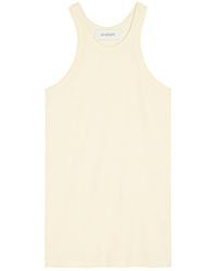 Sportmax - Ribbed Cotton-Blend Tank Top - Lyst
