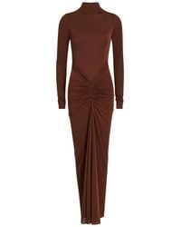 Ronny Kobo - Scorpio Ruched Tissue Jersey Maxi Dress - Lyst