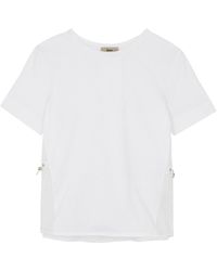 Herno - Panelled Cotton T-shirt - Lyst