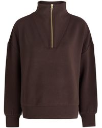 Varley - Hawley Half-Zip Stretch-Jersey Sweatshirt - Lyst