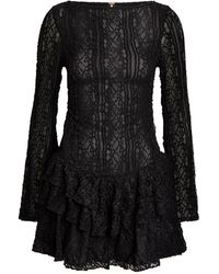 Free People Deco Lace Mini Dress | Lyst