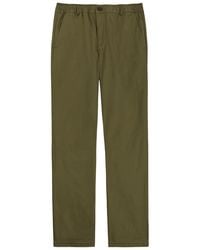 Oliver Spencer - Ashdown Straight-Leg Cotton Trousers - Lyst