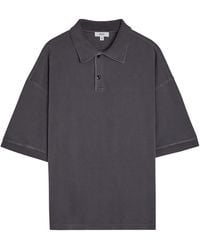Agolde - Curren Piqué Cotton Polo Shirt - Lyst