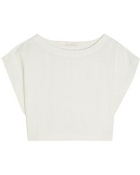 Suzie Kondi - Kori Cropped Linen Top - Lyst