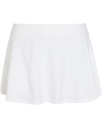 Vuori - Baseline Gingham Stretch-Jersey Mini Tennis Skirt - Lyst