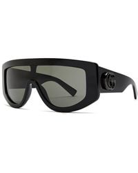 Gucci - Mask Aviator-Style Sunglasses - Lyst