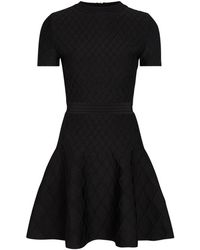Balmain - Textured Close-Knit Mini Dress - Lyst