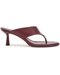 Aeyde - Olenna 65 Leather Thong Sandals - Lyst