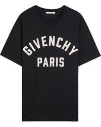 Givenchy - Logo-Appliquéd Cotton T-Shirt - Lyst