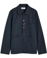 Universal Works - Bakers Linen-Blend Overshirt Jacket - Lyst