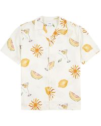 CHE - Tropical Refresh Printed Twill Shirt - Lyst