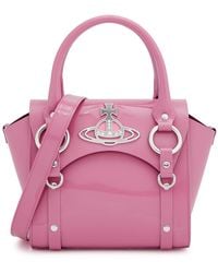 Vivienne Westwood - Betty Small Patent Leather Top Handle Bag - Lyst