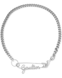 Jean Paul Gaultier - Safety Pin Chain Necklace - Lyst