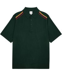 Paul Smith - Striped Wool Polo Shirt - Lyst